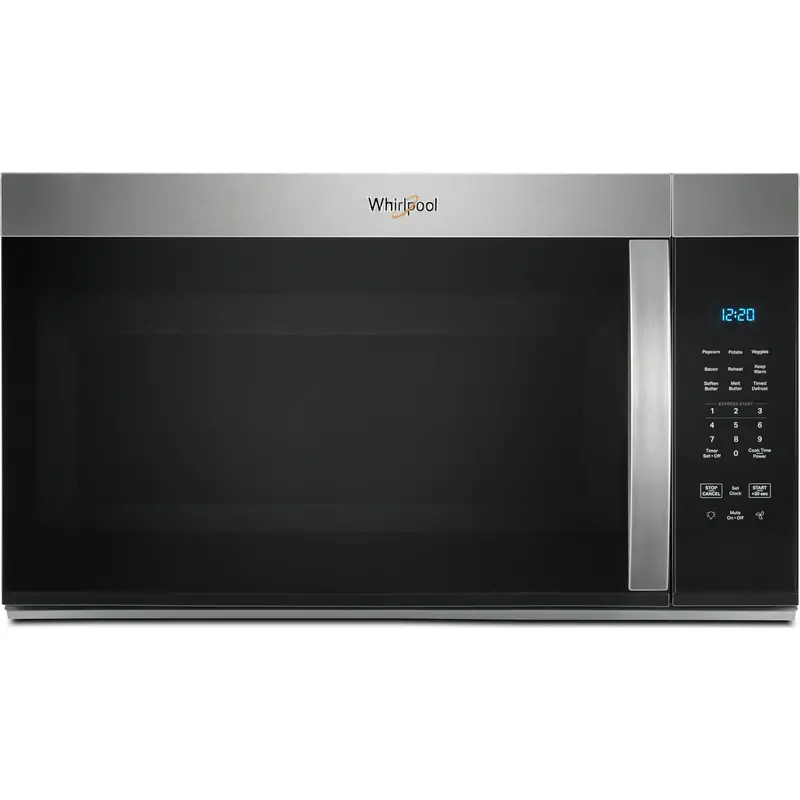 Whirlpool 1.7 Cu. Ft. Fingerprint-Resistant Stainless Steel Over-The-Range Microwave (Ywmms3130Rz) 1