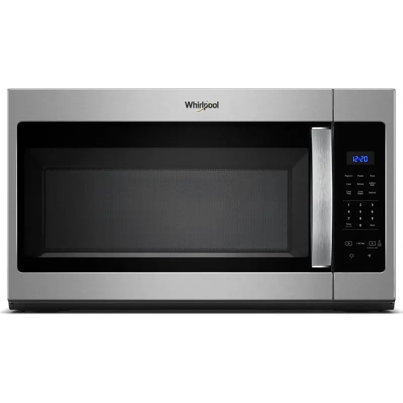 Whirlpool 1.7 Cu. Ft. Microwave Hood Combination With Touch Controls – Stainless Steel (Ywmh31017Hz) 1