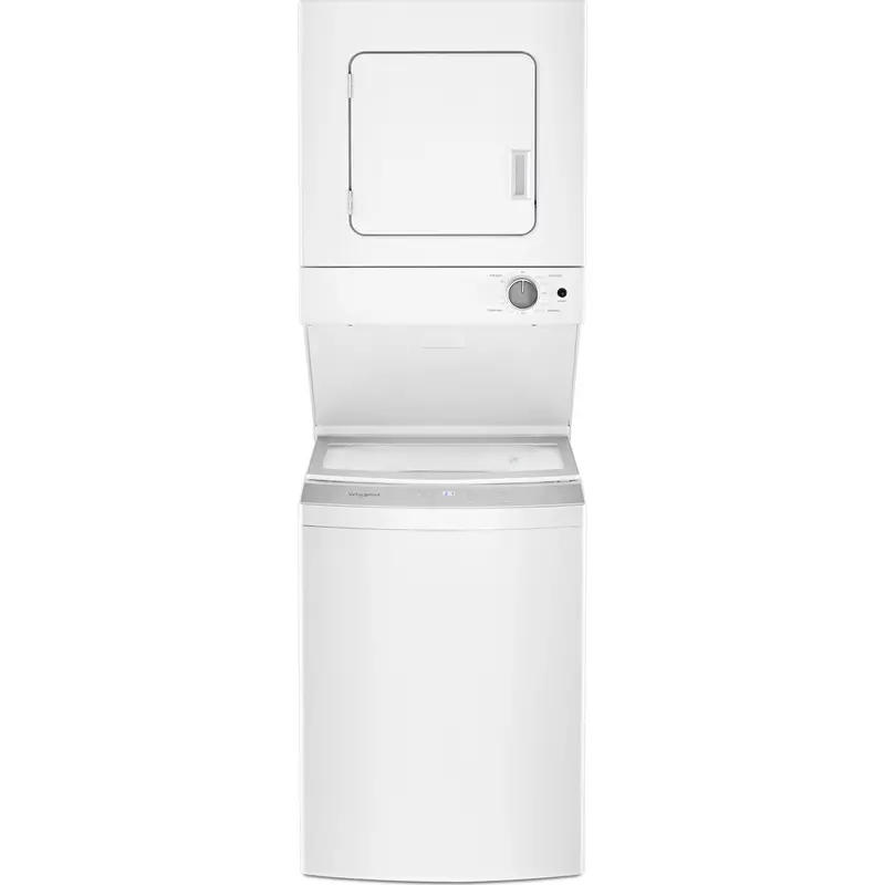 Whirlpool 1.8 Cu. Ft. Stackable Electric Laundry Center – White (Model Ywet4024Hw) 1