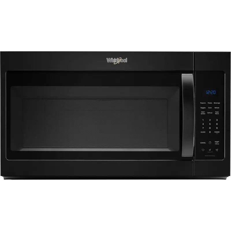 Whirlpool 1.9-Cu-Ft Black Over-The-Range Microwave – 900W, Sensor Cooking (Ywmms3230Sb) 1