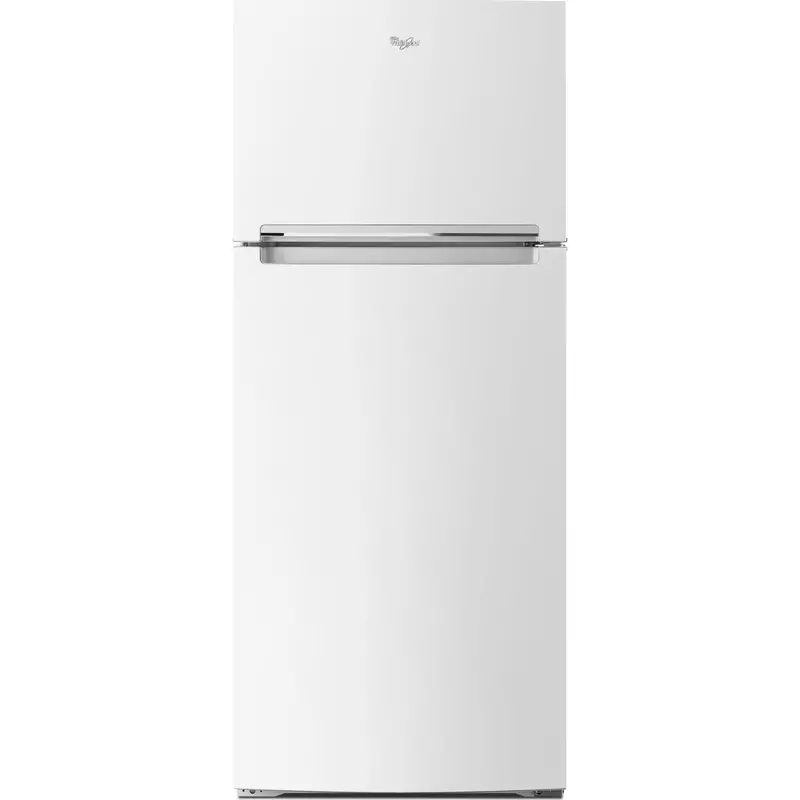 Whirlpool 18 Cu. Ft. Top-Freezer Refrigerator – 28-Inch White Ez-Connect Icemaker-Ready Model (Wrt518Szfw) 1