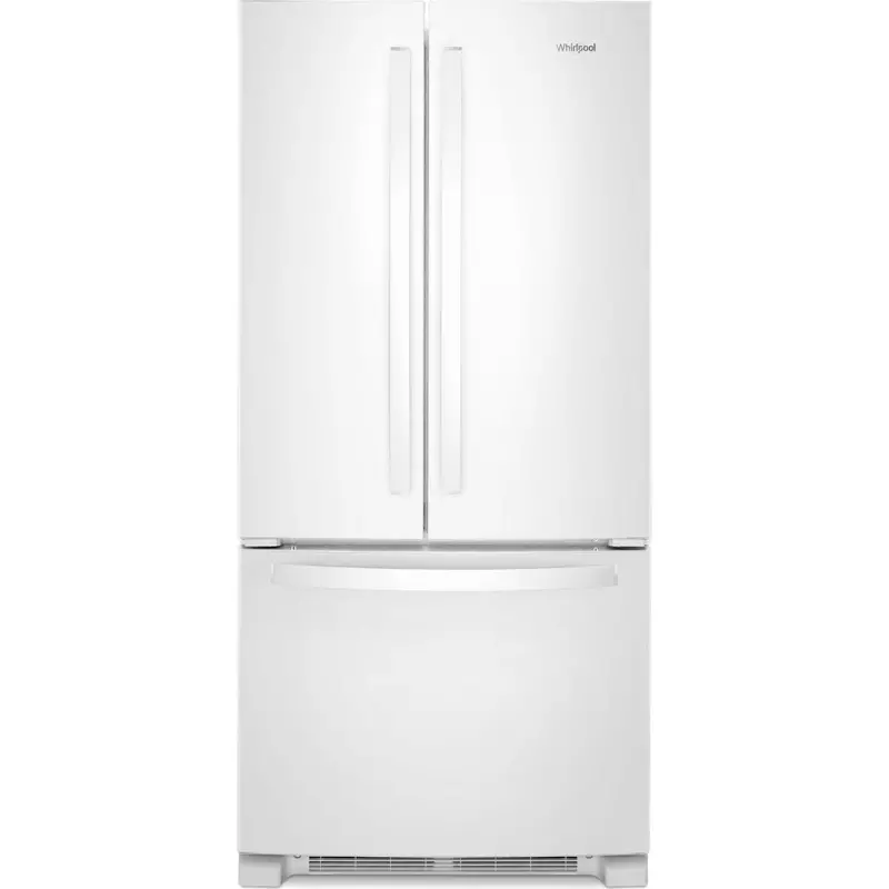 Whirlpool 22 Cu. Ft. White French Door Refrigerator – 33-Inch Wide (Wrff5333Pw) 1