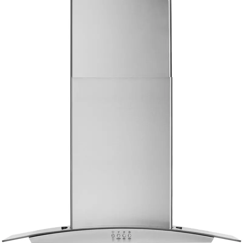 Whirlpool 30-Inch Curved Glass Wall-Mount Range Hood – Stainless Steel (Wvw51Uc0Ls) 1