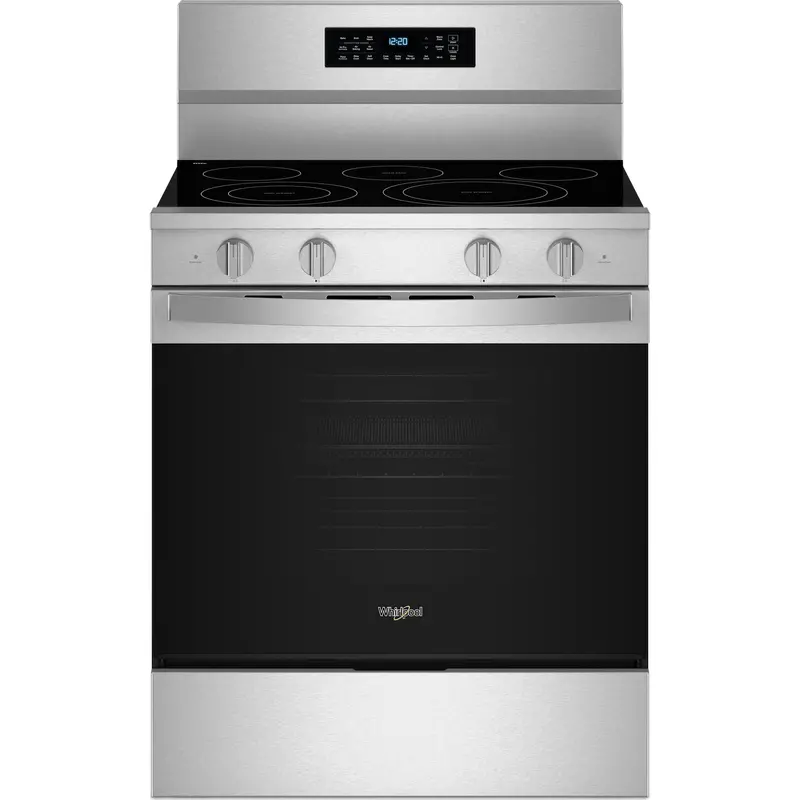 Whirlpool 30-Inch Electric Range With Air Fry & No-Preheat Technology – Fingerprint-Resistant Stainless Steel 1
