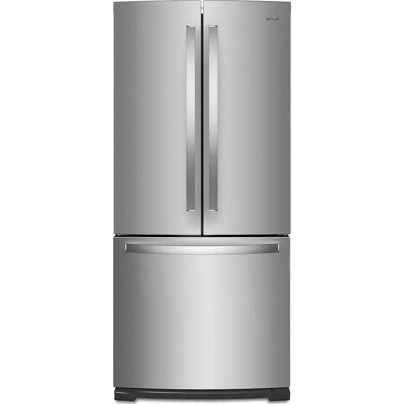 Whirlpool 30-Inch French Door Refrigerator – 20 Cu. Ft., Fingerprint-Resistant Stainless Steel (Wrf560Sfhz) 1