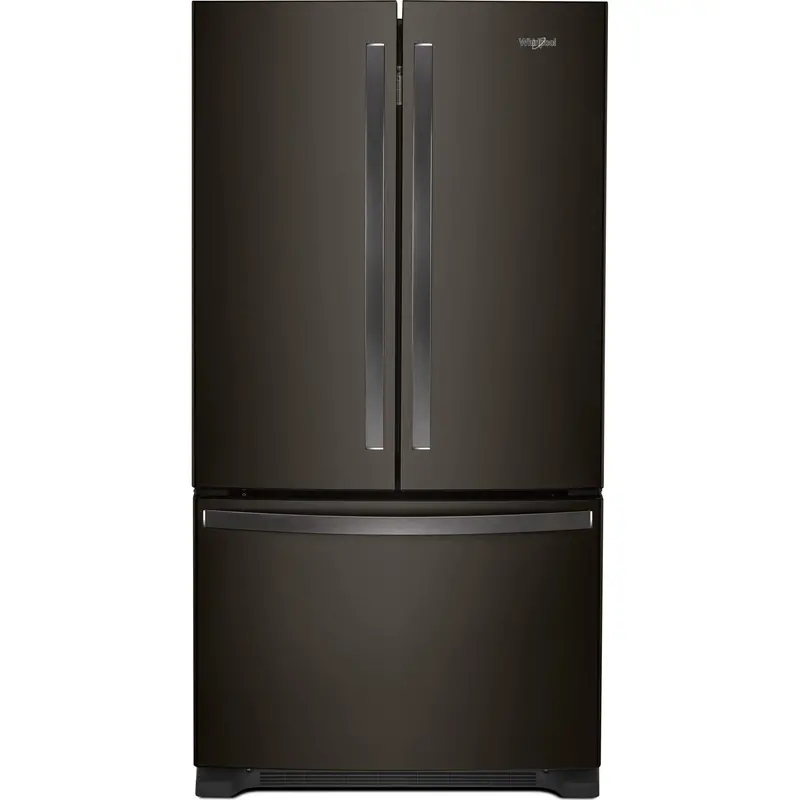 Whirlpool 36" French Door Refrigerator With Built-In Water Dispenser – 25 Cu. Ft., Fingerprint-Resistant Black Stainless (Wrf535Swhv) 1
