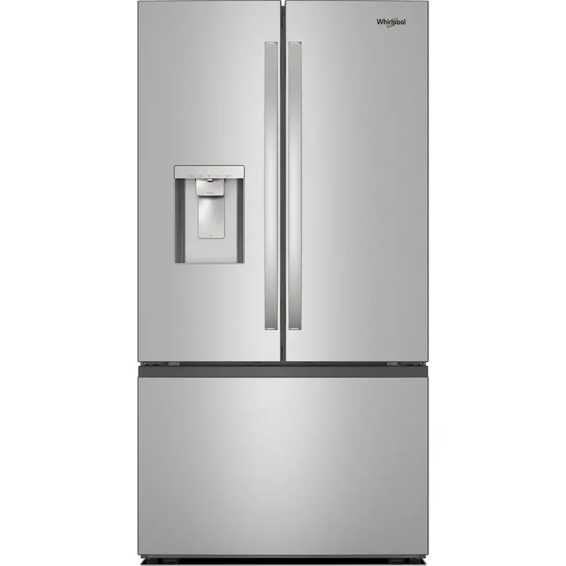Whirlpool 36-Inch French Door Refrigerator – 30 Cu. Ft. Fingerprint-Resistant Stainless Steel With In-Door Ice & Water (Wrff3536Sz) 1