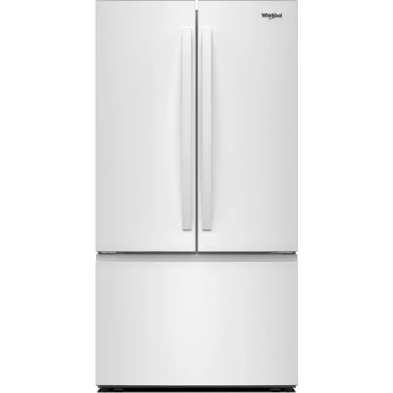 Whirlpool 36-Inch French Door Refrigerator – 31 Cu. Ft. White With Interior Water Dispenser (Wrff3336Sw) 1