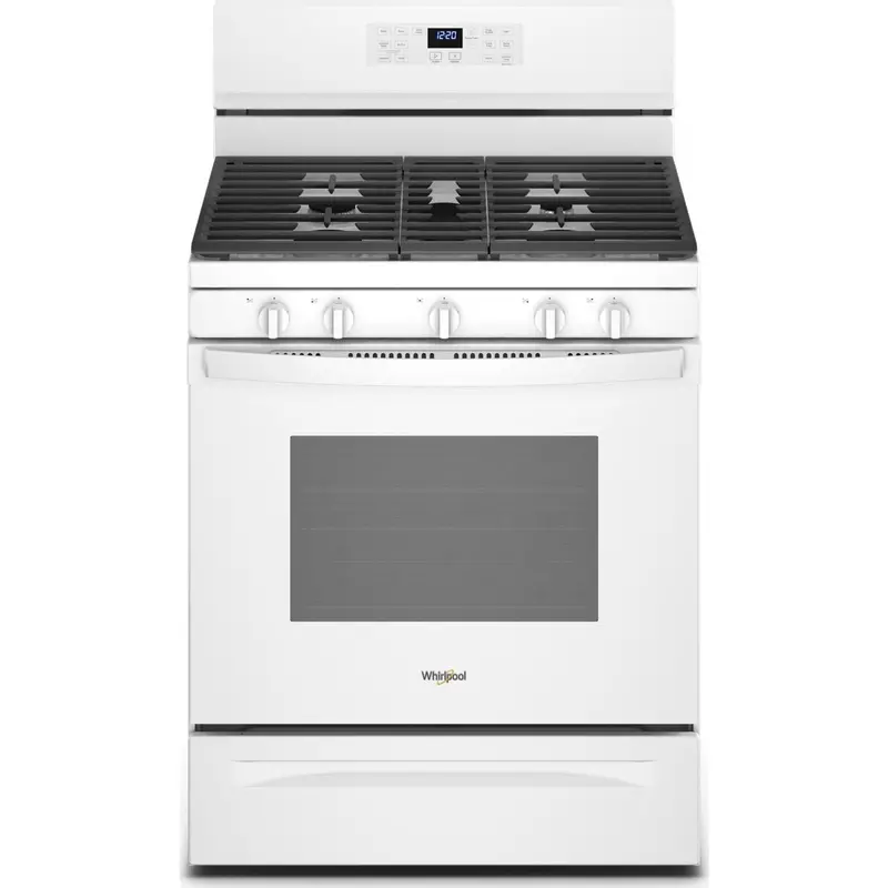 Whirlpool 5.0 Cu. Ft. Gas Range Oven With 5-In-1 Versatility And Air Fry – White (Wfg550S0Lw) 1