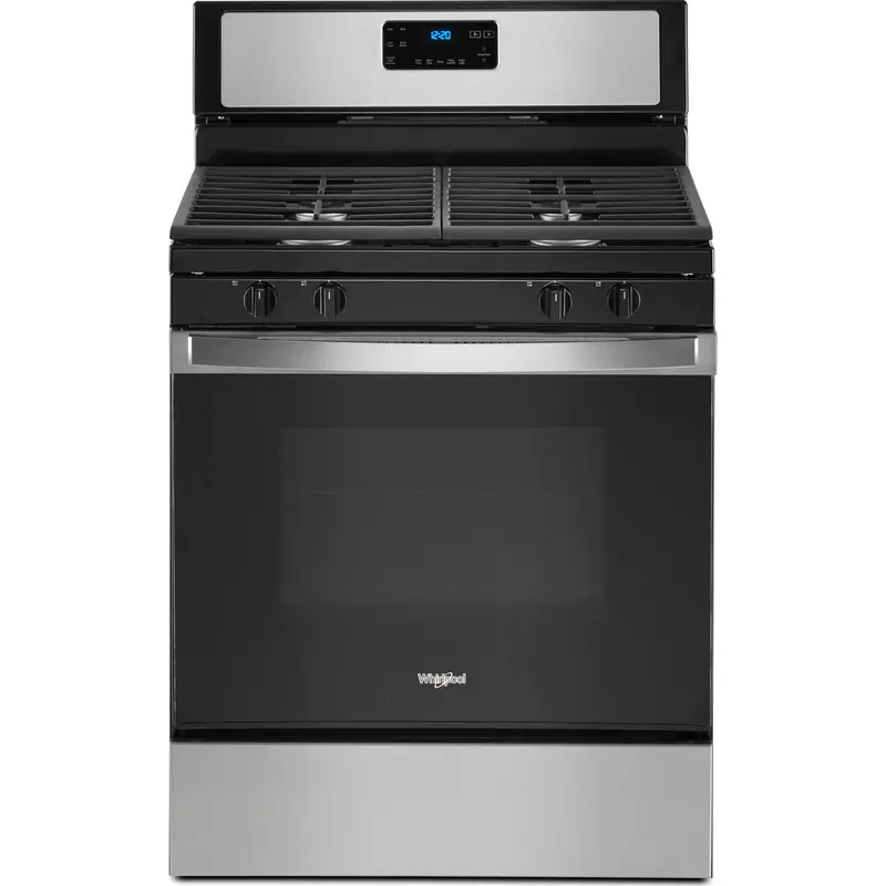 Whirlpool 5.0 Cu. Ft. Gas Range – Speedheat Rapid-Boil Burner, Jet Black (Wfg515S0Js) 1