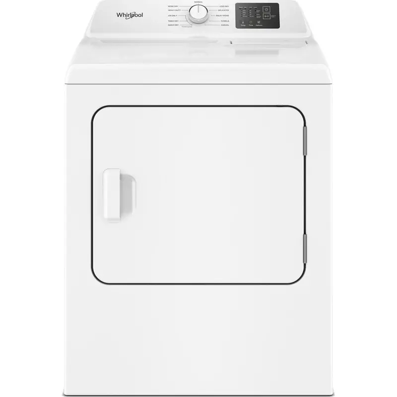 Whirlpool 7.0 Cu. Ft. Gas Dryer – Adaptive Dry Technology, Vented Top-Load Matching Design, White (Wgd4105Sw) 1