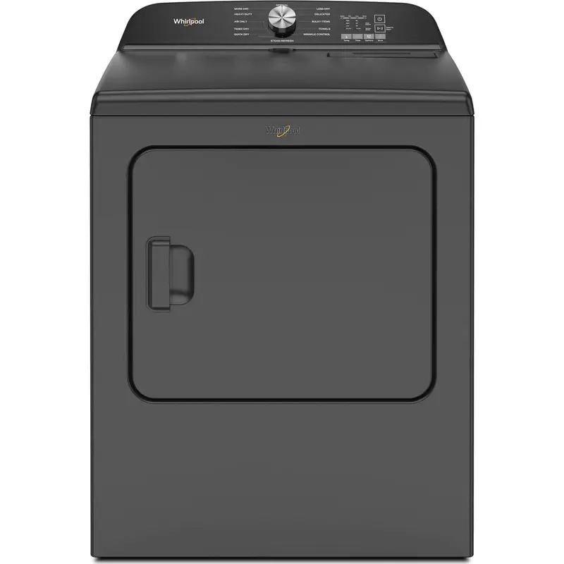 Whirlpool 7-Cubic-Foot Top-Load Electric Dryer With Moisture Sensing – Volcano Black (Ywed6150Pb) 1