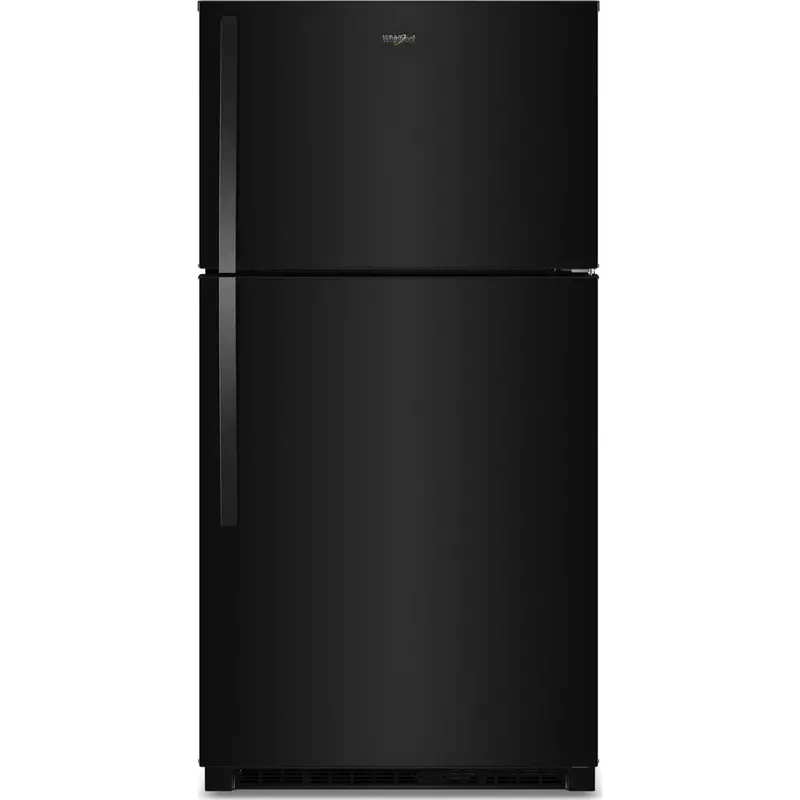 Whirlpool Black Top-Freezer Refrigerator – 21 Cu. Ft., 32.8" Wide, Model Wrtx7421Tb 1