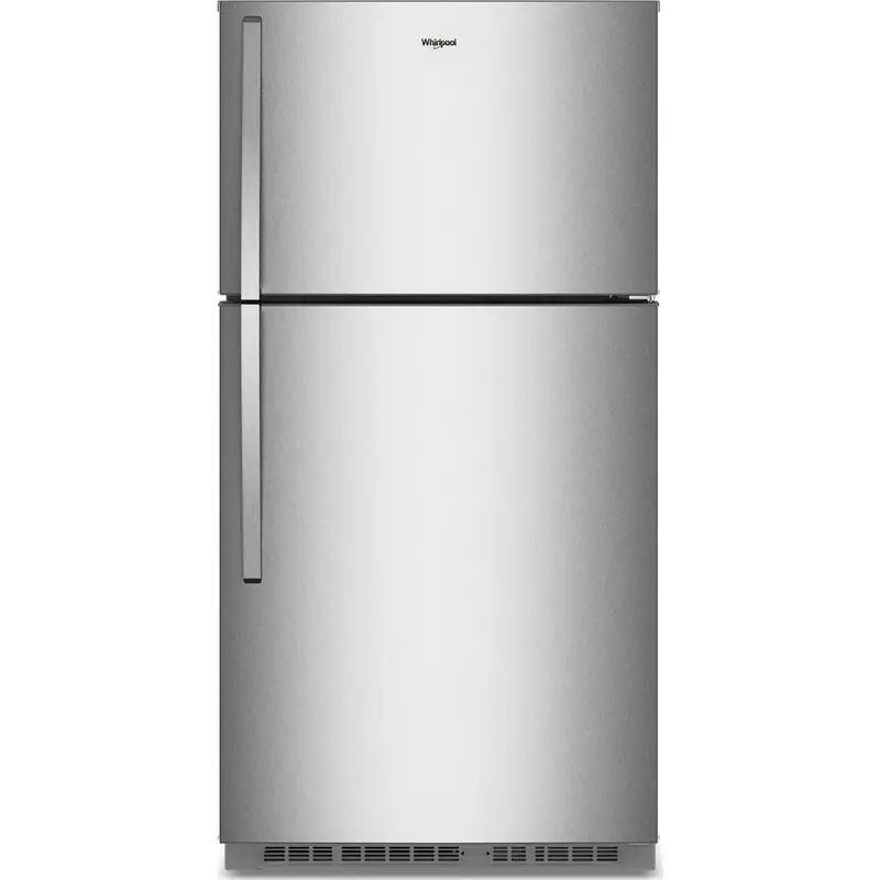 Whirlpool Fingerprint-Resistant Stainless Top-Freezer Refrigerator – 21 Cu. Ft., 32.8" Wide, Model Wrtx7421Tz 1