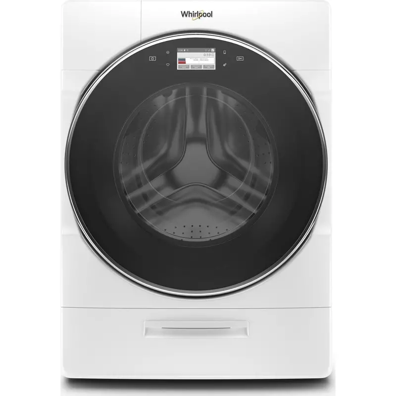 Whirlpool Smart Front-Load Washer — 5.8 Cu. Ft., Load & Go Xl Plus Dispenser, Iec Certified (Wfw9620Hw) 1