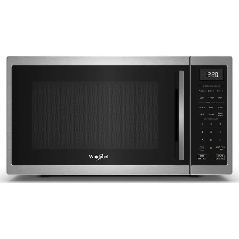 Whirlpool Stainless Steel 1.0 Cu. Ft. Countertop Microwave Oven With Air Fryer (900W, Wmcs5522Rs) 1