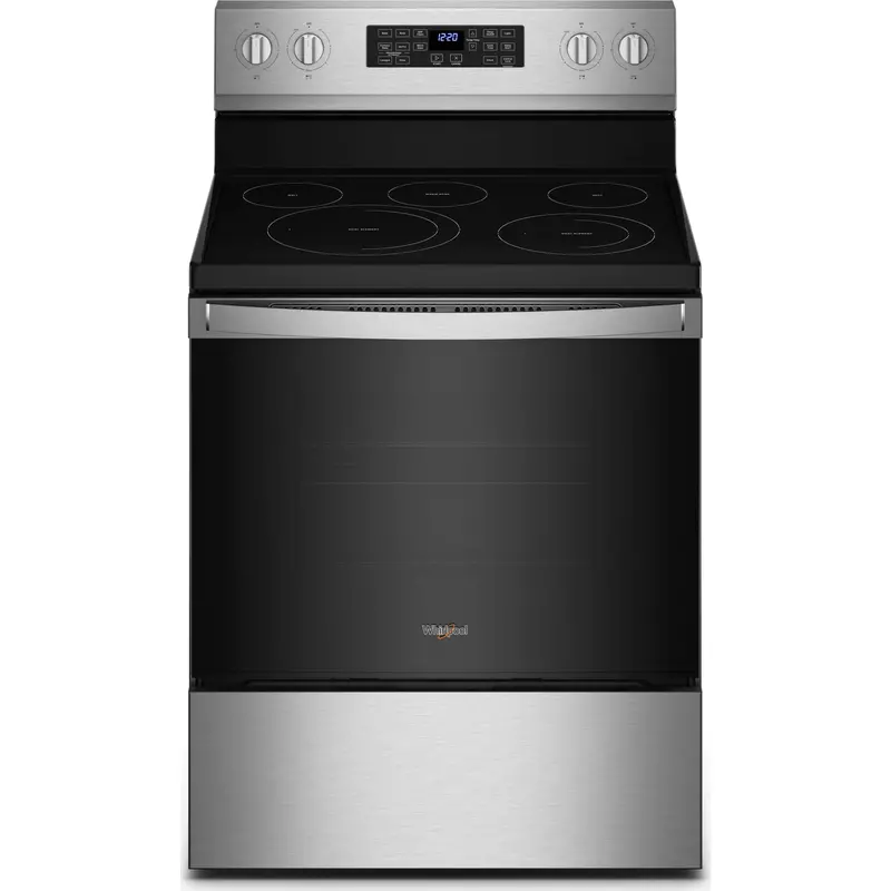Whirlpool Stainless Steel Electric Range With Air Fry – 5.3 Cu. Ft. (Ywfe550S0Lz) 1