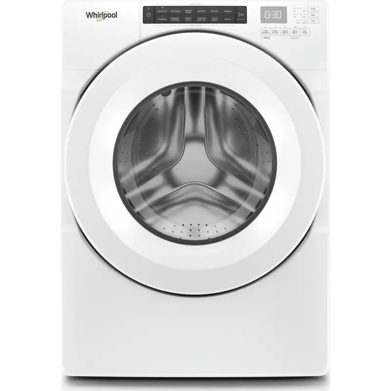 Whirlpool Wfw560Chw 5.0 Cu. Ft. Front-Load Washer – Closet-Depth, White With Intuitive Controls 1