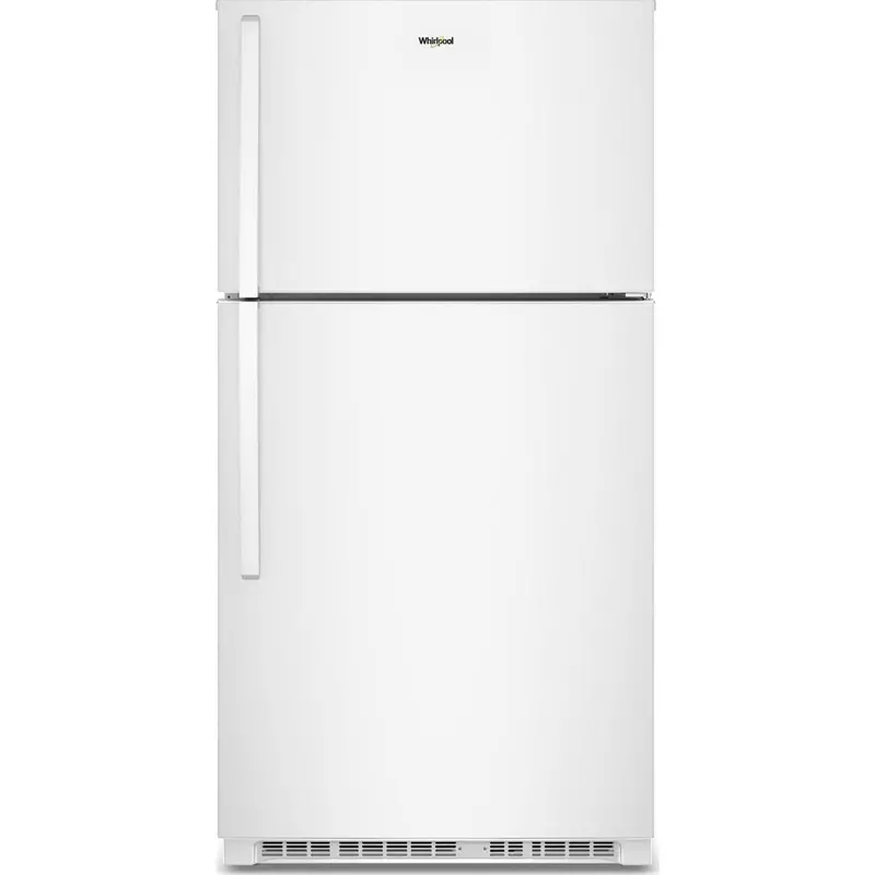 Whirlpool White Top-Freezer Refrigerator – 21 Cu. Ft., 32.8" Wide, Model Wrtx7421Tw 1
