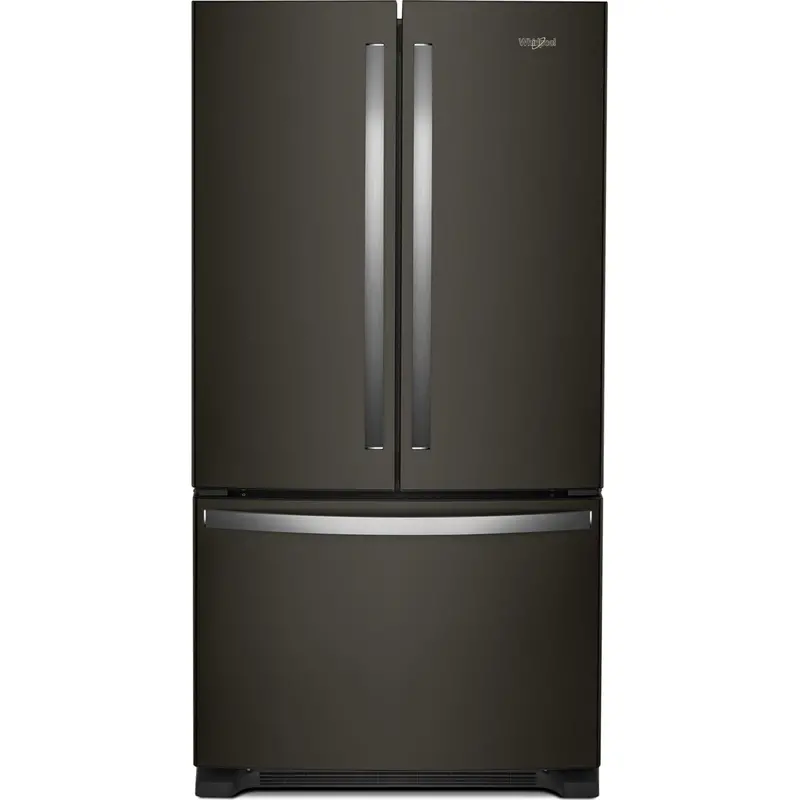 Whirlpool Wrff3236Rv Black Stainless Full-Depth French Door Refrigerator 1