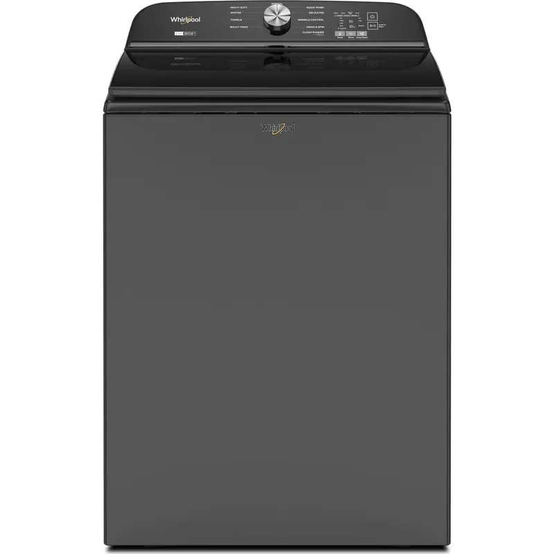 Whirlpool Wtw6157Pb Volcano Black Top-Load Washer – 6.1 Cu. Ft. With Removable Agitator 1