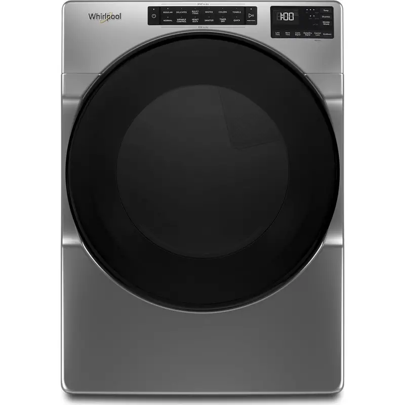 Whirlpool Ywed5605Mc 7.4 Cu. Ft. Black Electric Wrinkle Shield Dryer 1