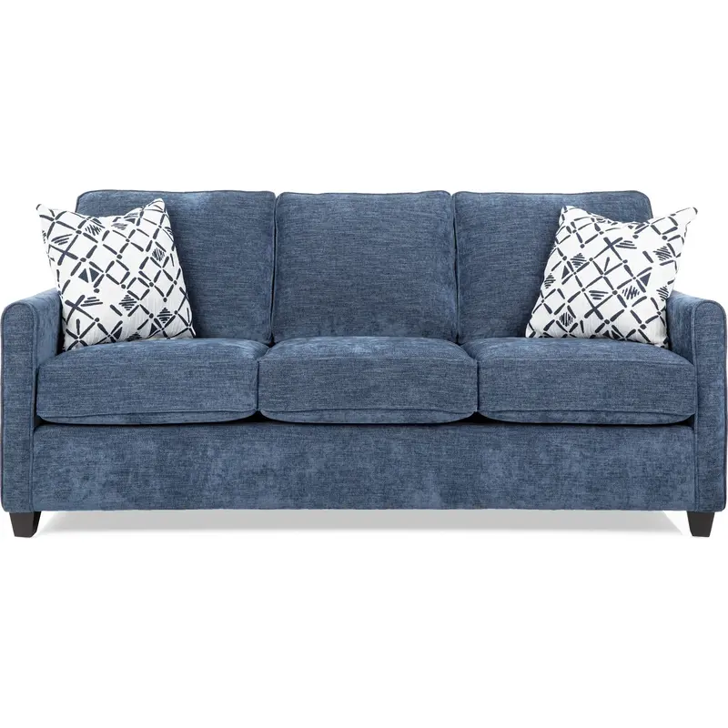 William Zoom Navy 3-Seater Sofa 1