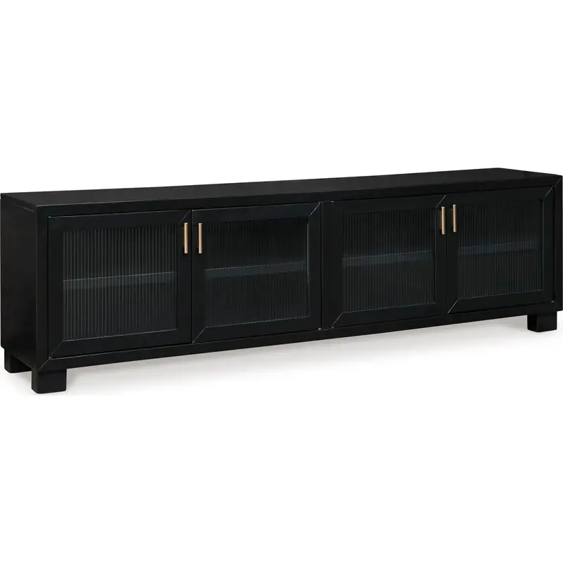 Winbardi Modern Black Tv Stand For Living Room 1