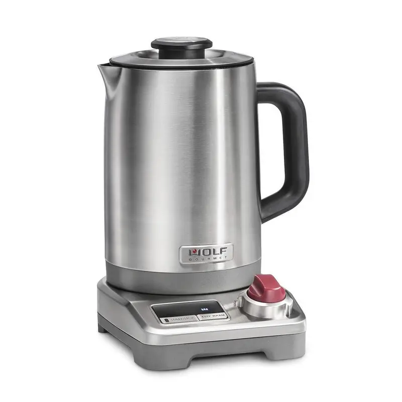 Wolf Gourmet True-Temperature Electric Kettle – 1.5L Variable-Temp Gooseneck Kettle 1