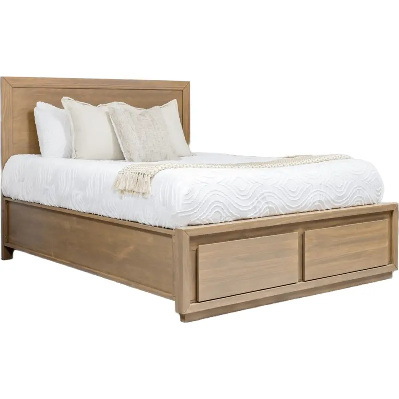 Wren Upholstered Storage Bed With Lift-Up Platform And Linen-Finish Fabric 1
