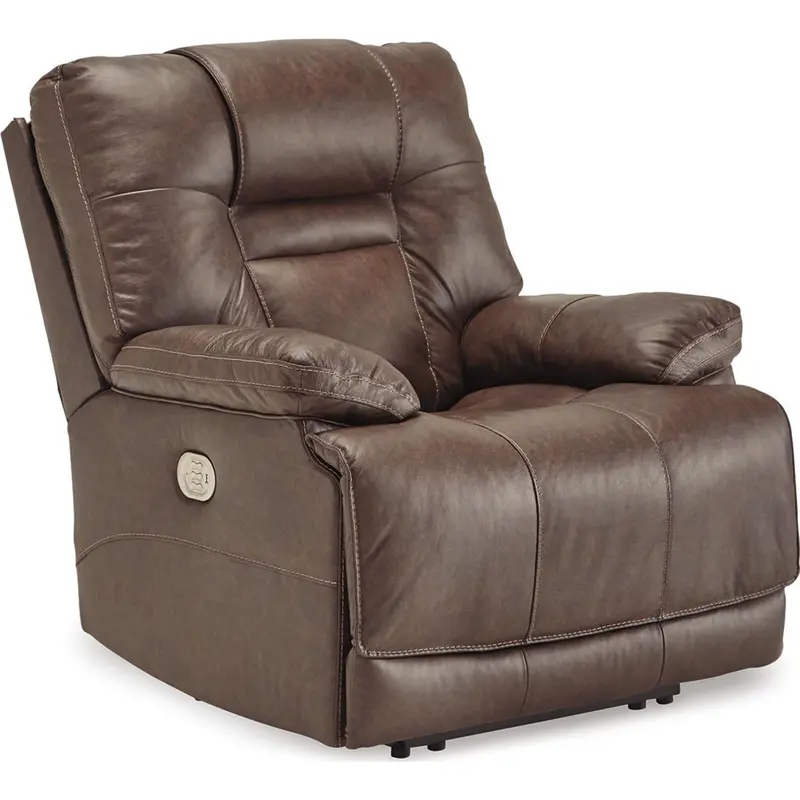 Wurstrow Single Power Recliner Chair With Adjustable Headrest – Umber 1