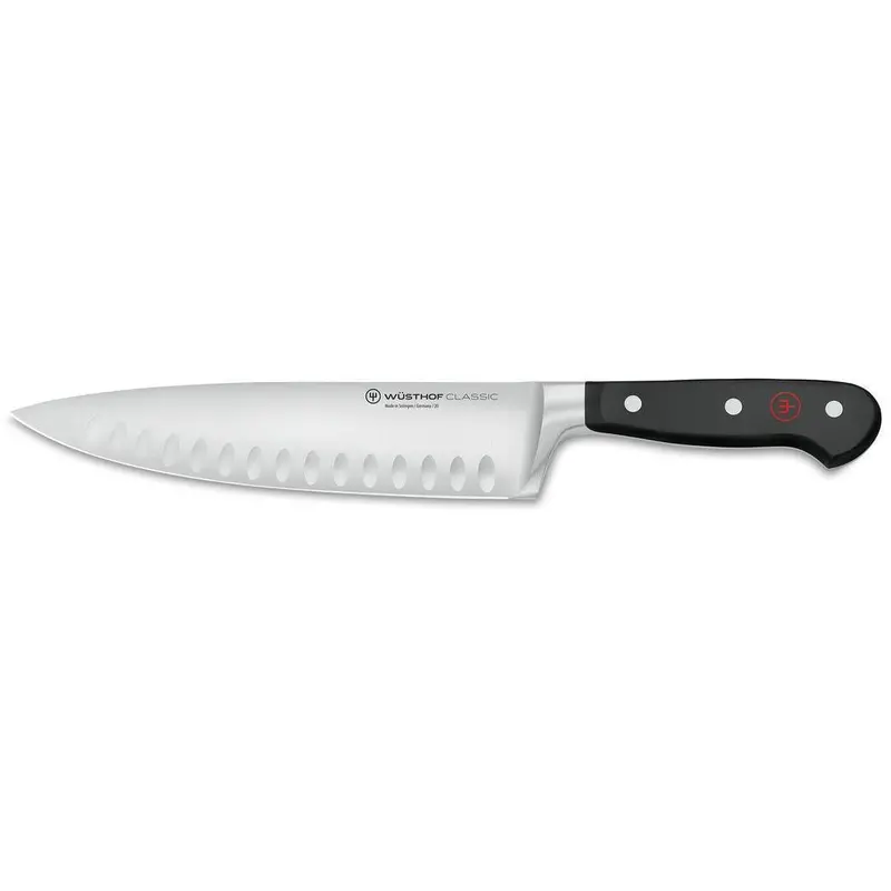 Wusthof Classic Demi-Bolster Hollow-Edge 8-Inch Chef’S Knife – Precision Forged Blade 1