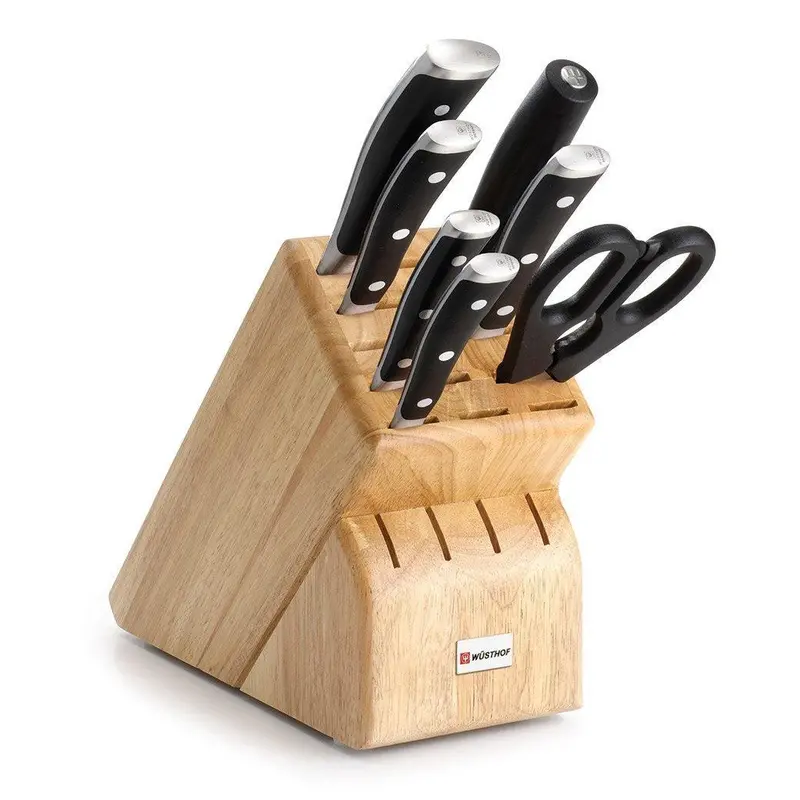 Wusthof Classic Ikon Knife Block Set (8-Piece) – Premium Forged Knives In Modern Block 1