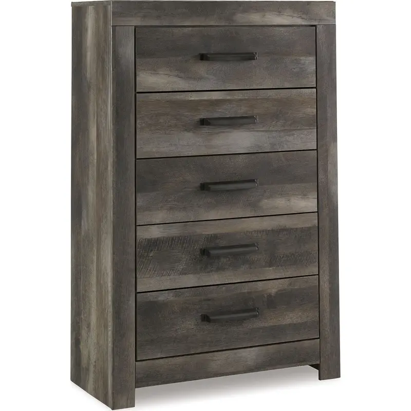 Wynnlow Gray Wood Chest Of Drawers 1
