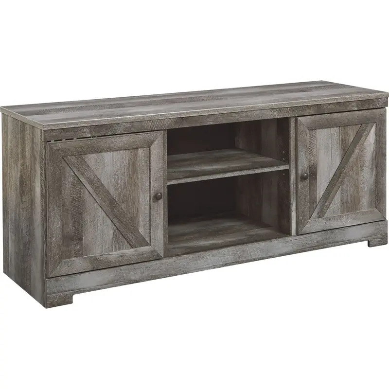 Wynnlow Modern Gray Tv Stand For Living Room Or Media Setup 1