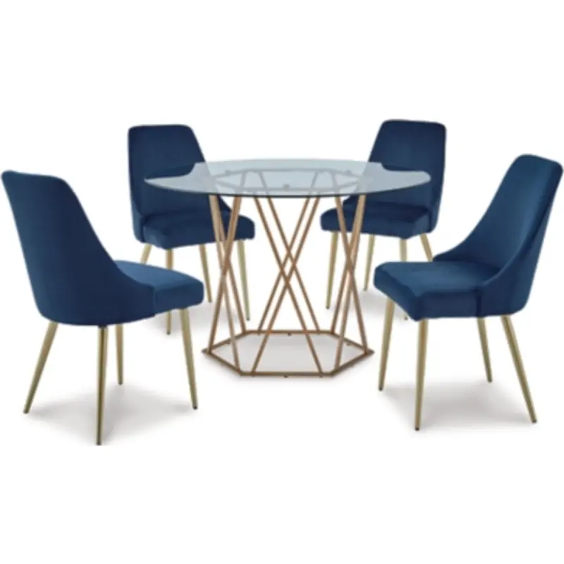Wynora Dining Set – Minimalist Table & Upholstered Chairs 1