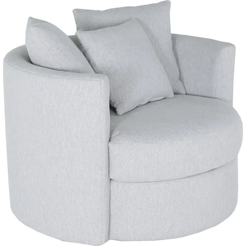 Xavier Linen Swivel Office Chair 1