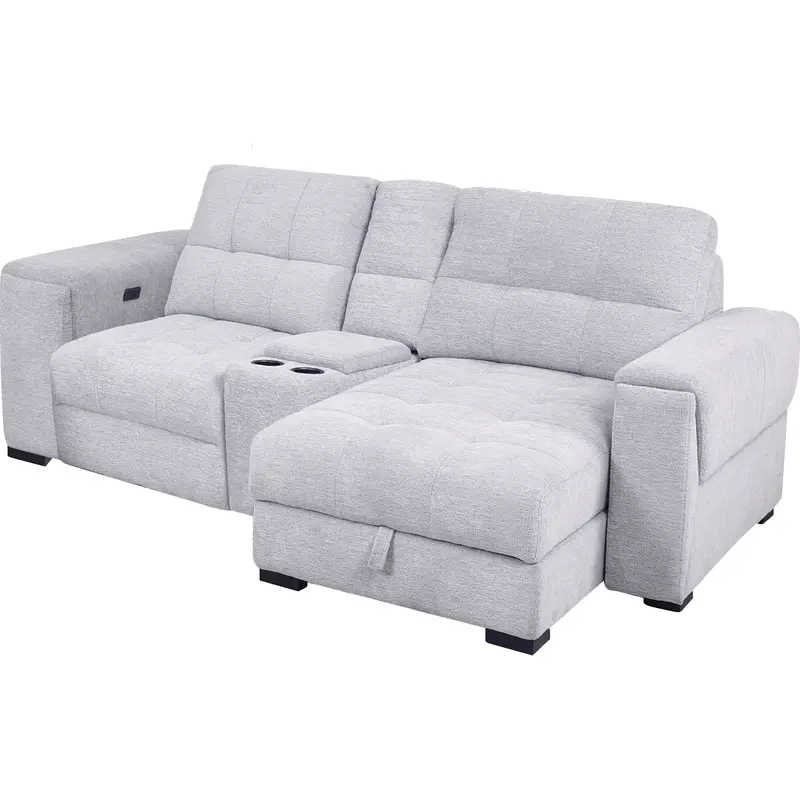 Xpand Compact 3-Section Power-Enabled Modular Seating – Sahara Arctic 1