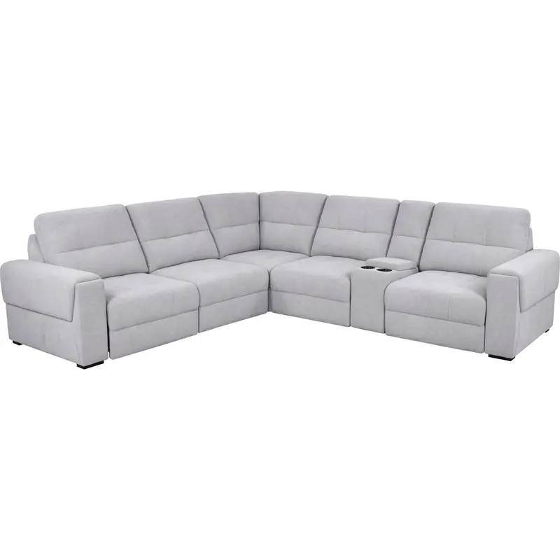 Xpand Sahara Arctic 6-Piece Modular Power Sofa Set 1