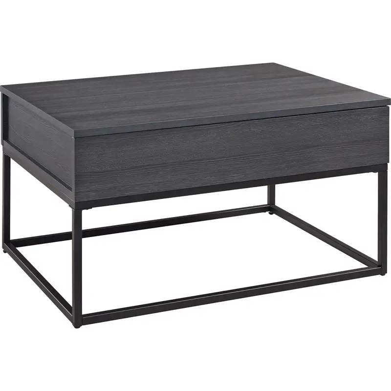 Yarlow Sleek Black Coffee Table 1