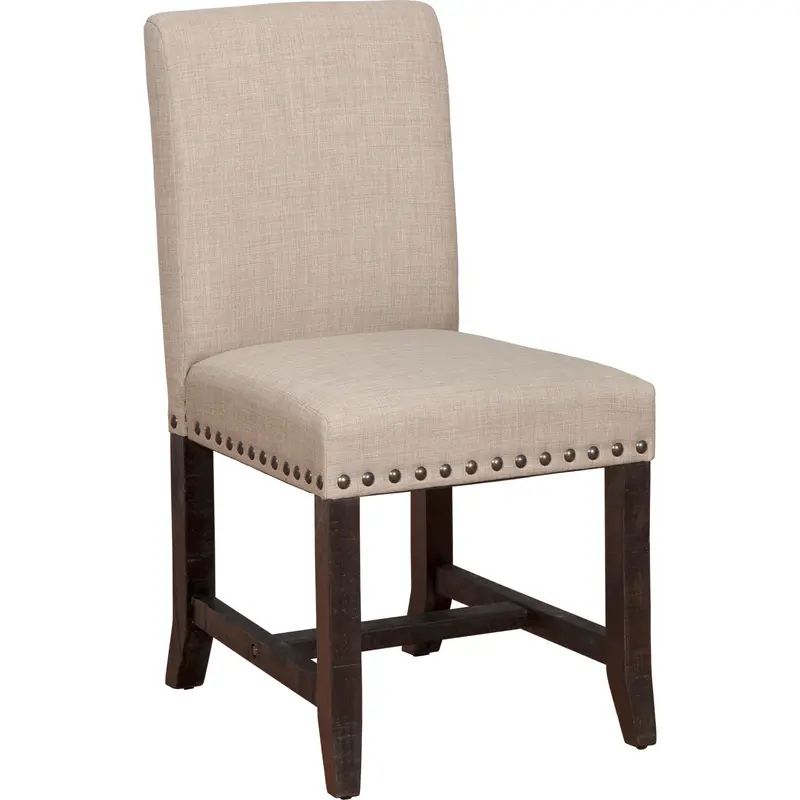 Yosemite Cafe Parson Chair – Natural Wood Frame & Fabric Seat (7Yc966F) 1