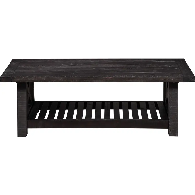 Yosemite Mid-Century Coffee Table In Café Brown 1