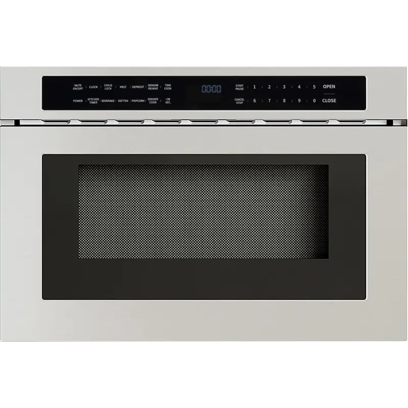 Zephyr 24-Inch Stainless Steel Microwave Drawer (Mwd2401As) 1