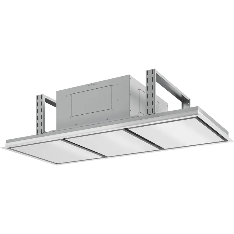 Zephyr Alu-E63Csx Stainless Steel Island-Mount Range Hood With Aluminum Accents 1