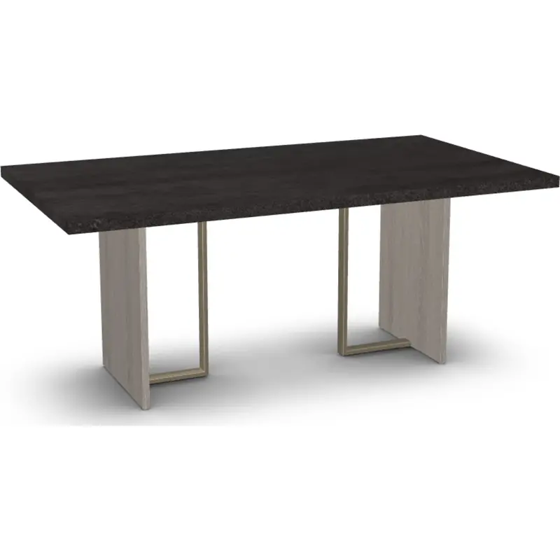Zoel Basalt Finish Dining Table – Sleek Contemporary Style (Model 1566829K) 1