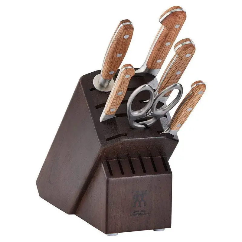 Zwilling Pro Holm Oak 7-Piece Knife Block Set 1